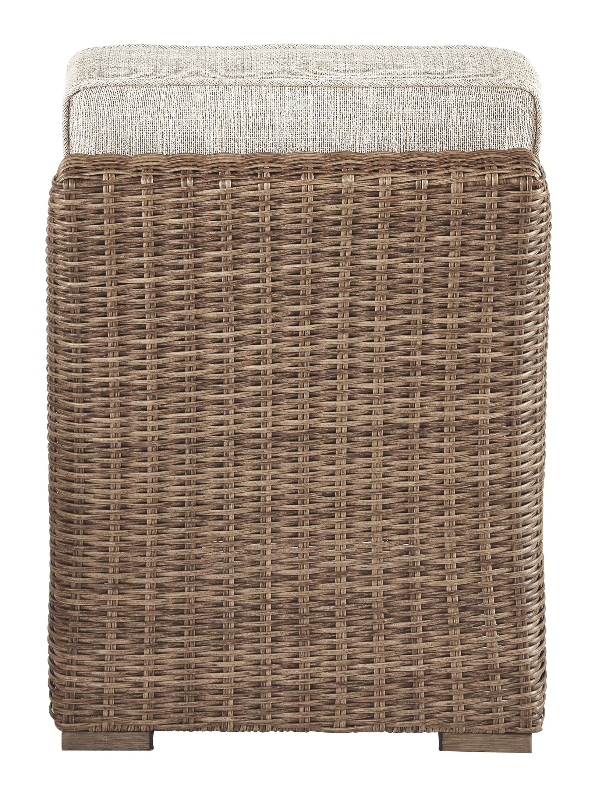 Beachcroft - Armless Chair w/Cushion - Beige - Image 3