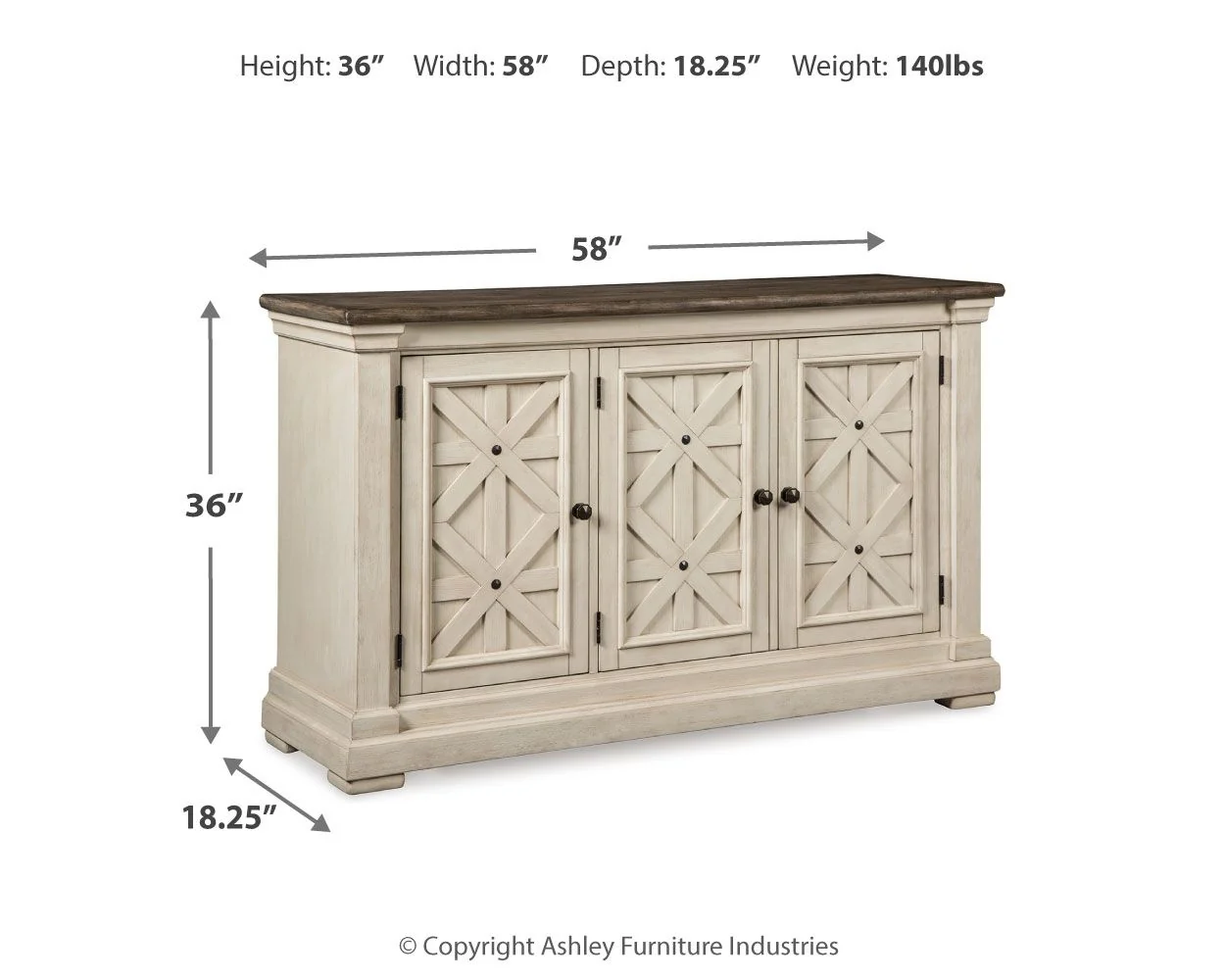 Bolanburg - Dining Room Server - Beige - Image 4