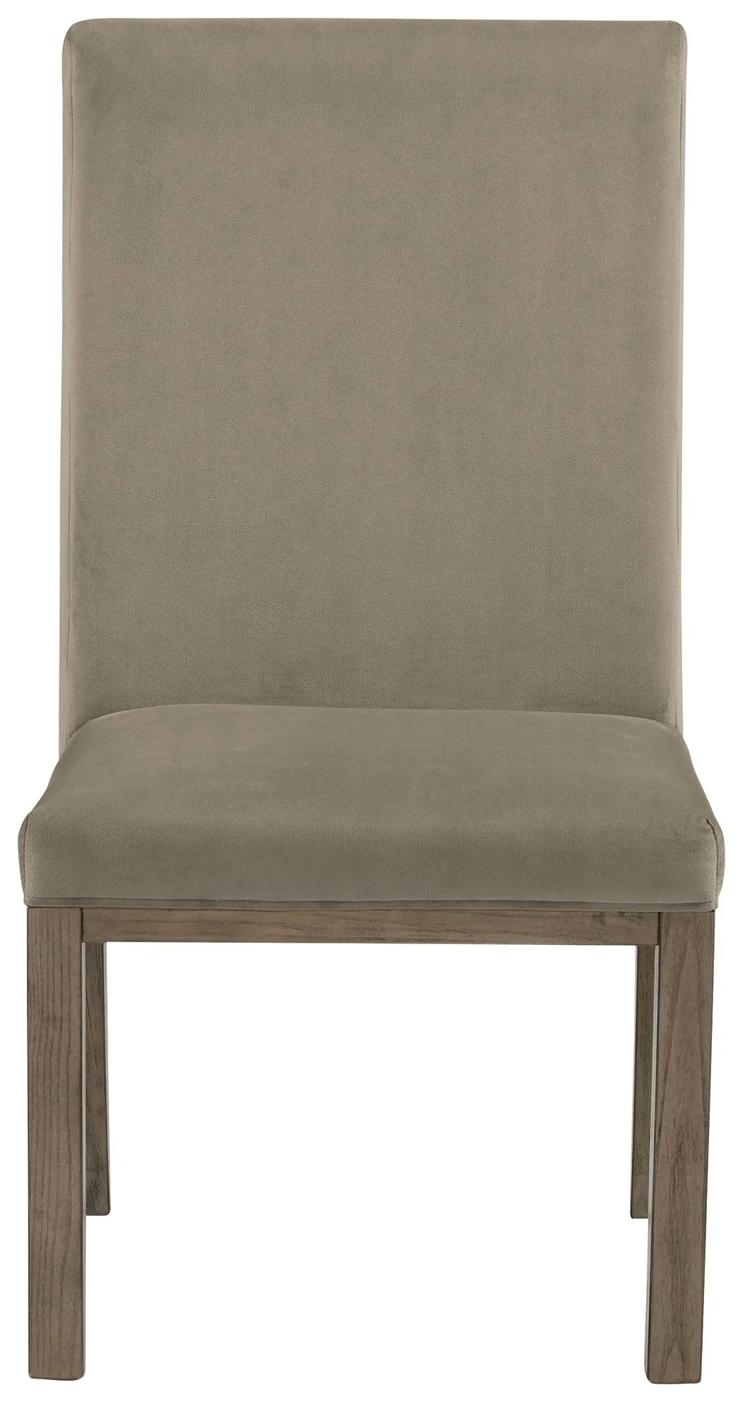 Chrestner - Dining UPH Side Chair (Set of 2) - Gray / Brown - Image 3