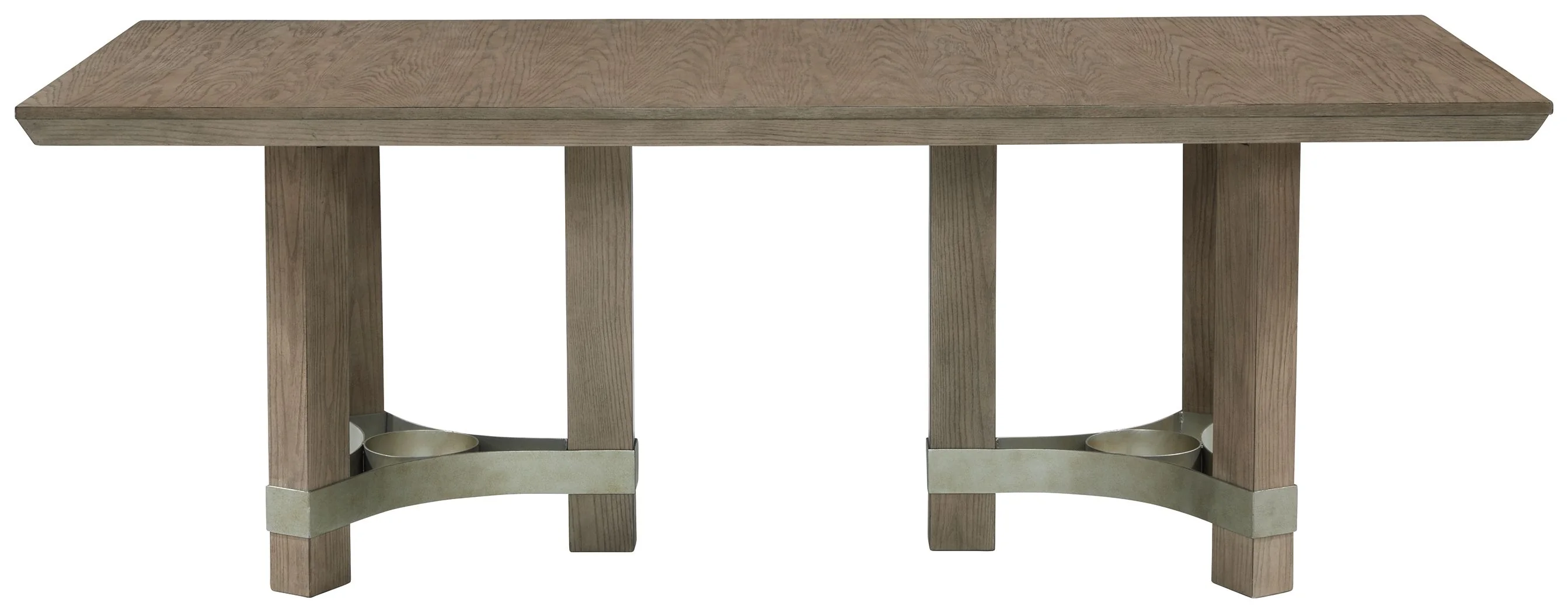 Chrestner - Rectangular Dining Room Table - Gray - Image 4
