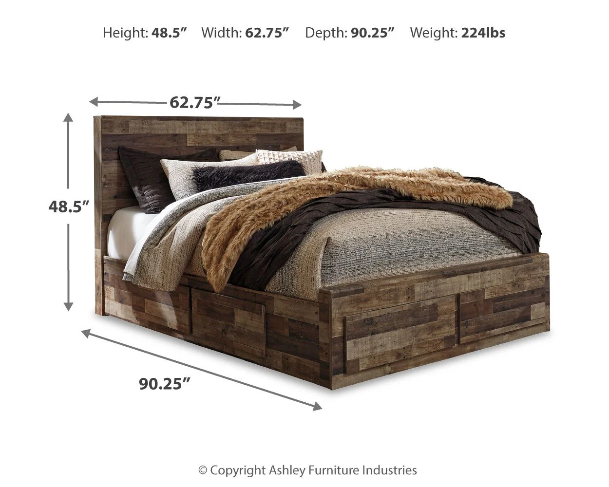 Derekson - Panel Bed - Image 21