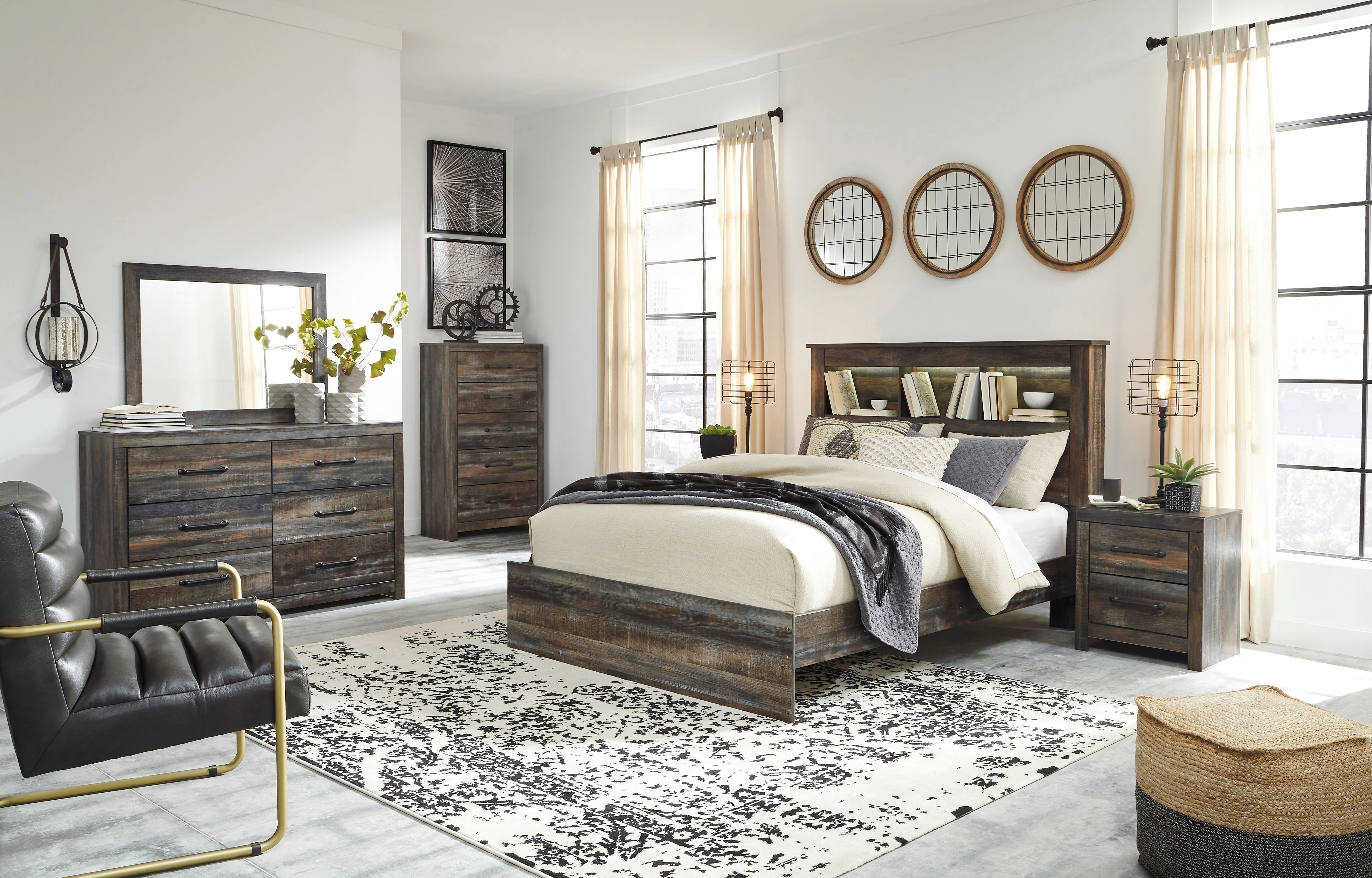 Drystan - Panel Bookcase Bed - Image 19