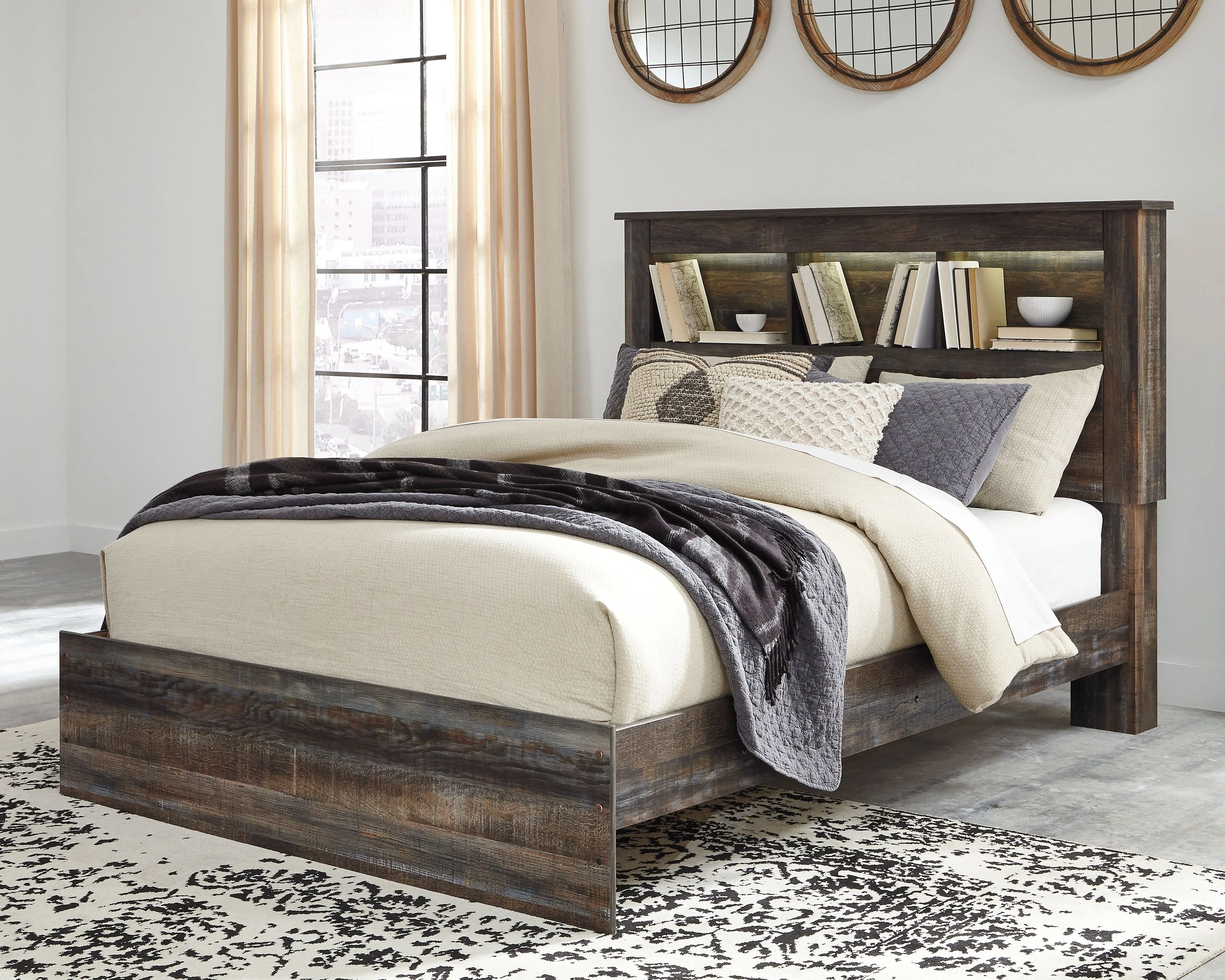 Drystan - Panel Bookcase Bed - Image 6