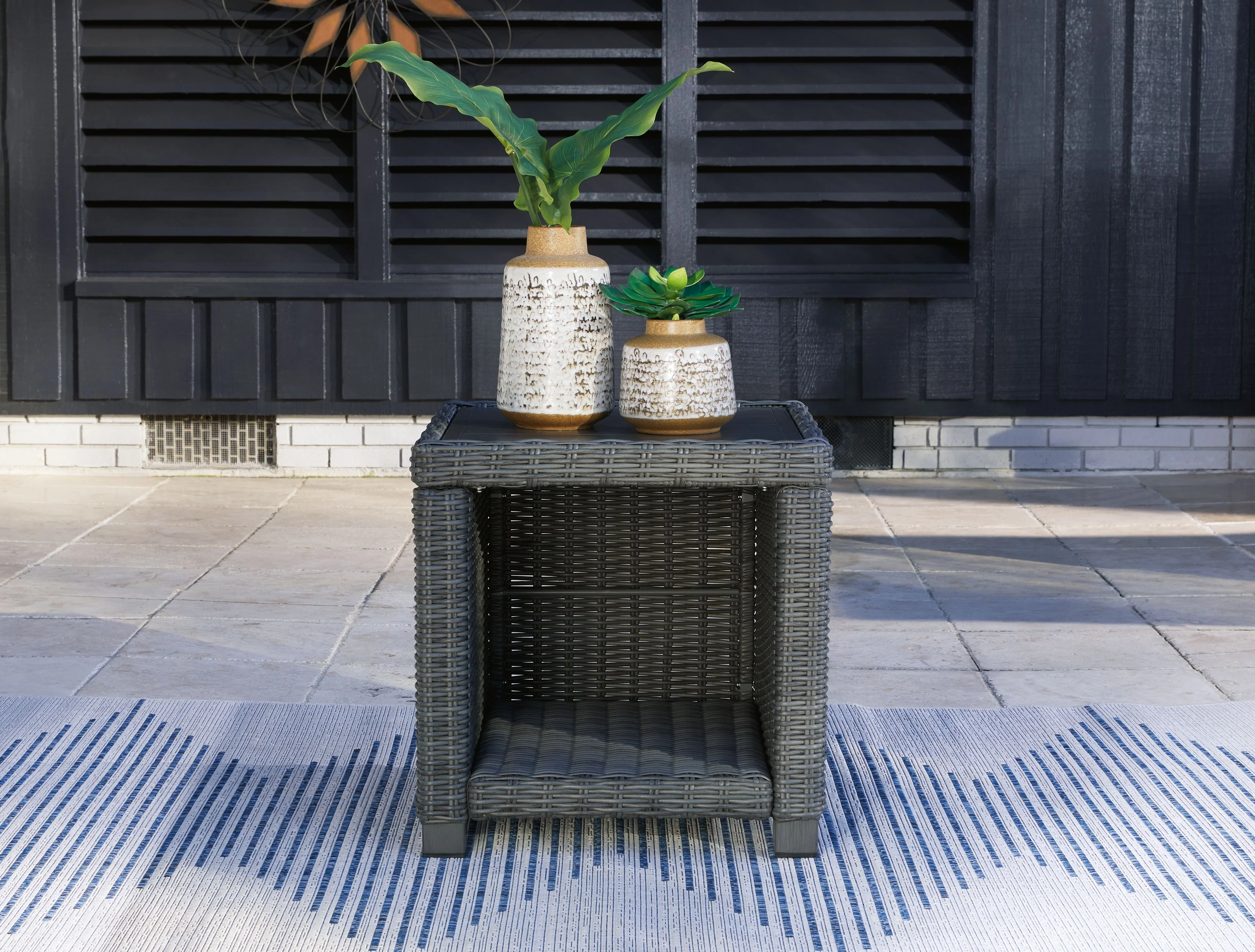 Elite Park - Square End Table - Gray - Image 3