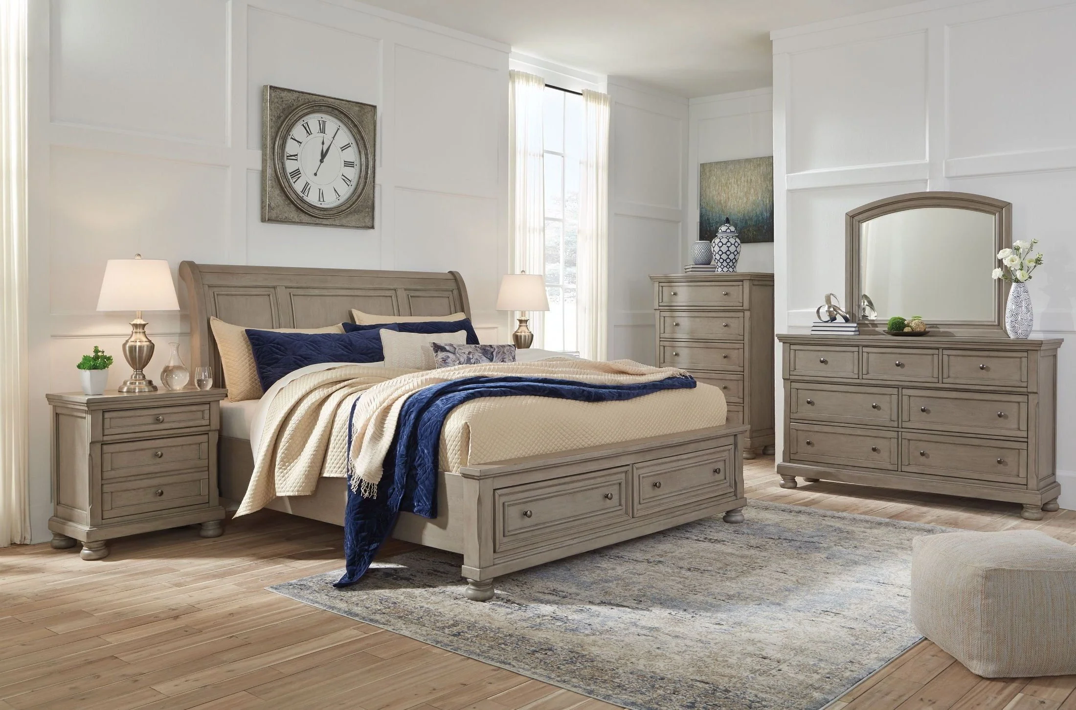 Lettner - Sleigh Bed - Image 6