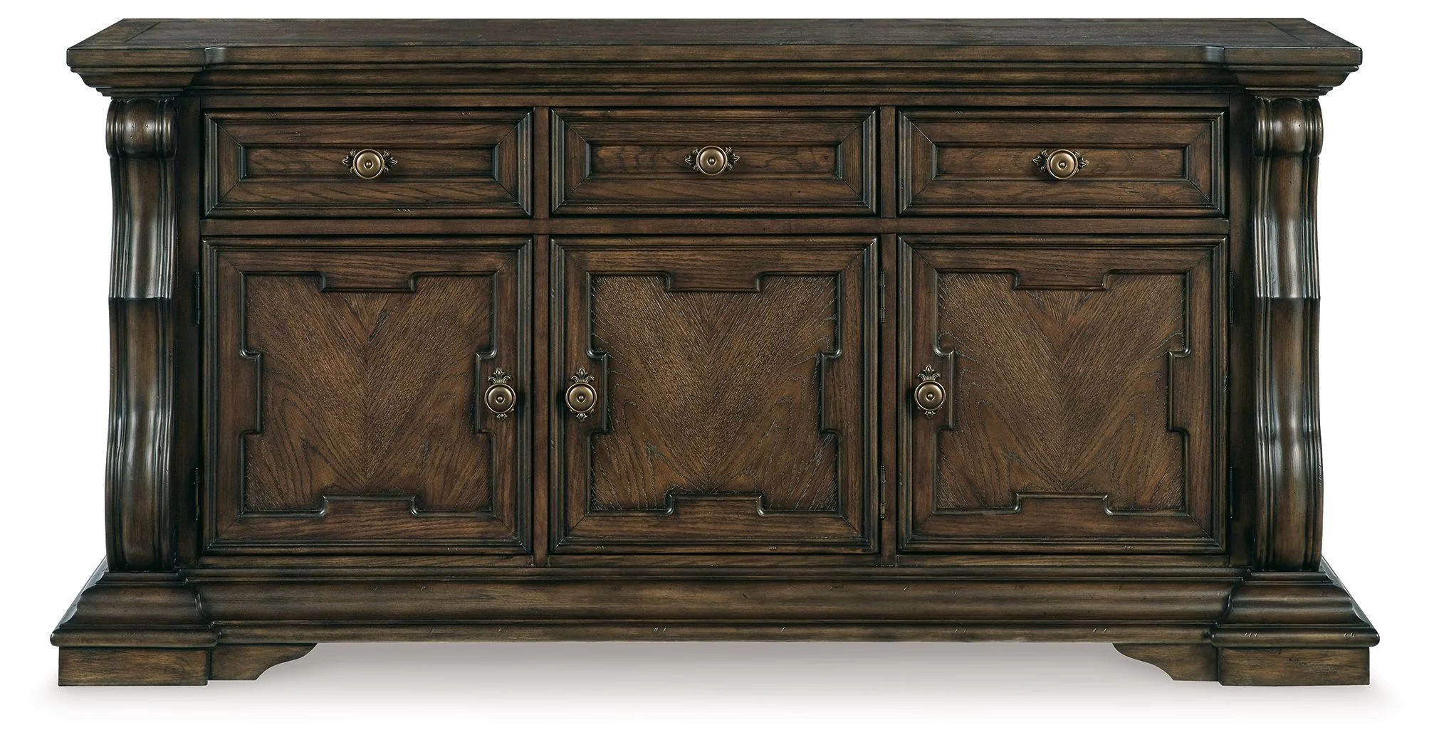 Maylee - Dining Room Buffet - Dark Brown - Image 3