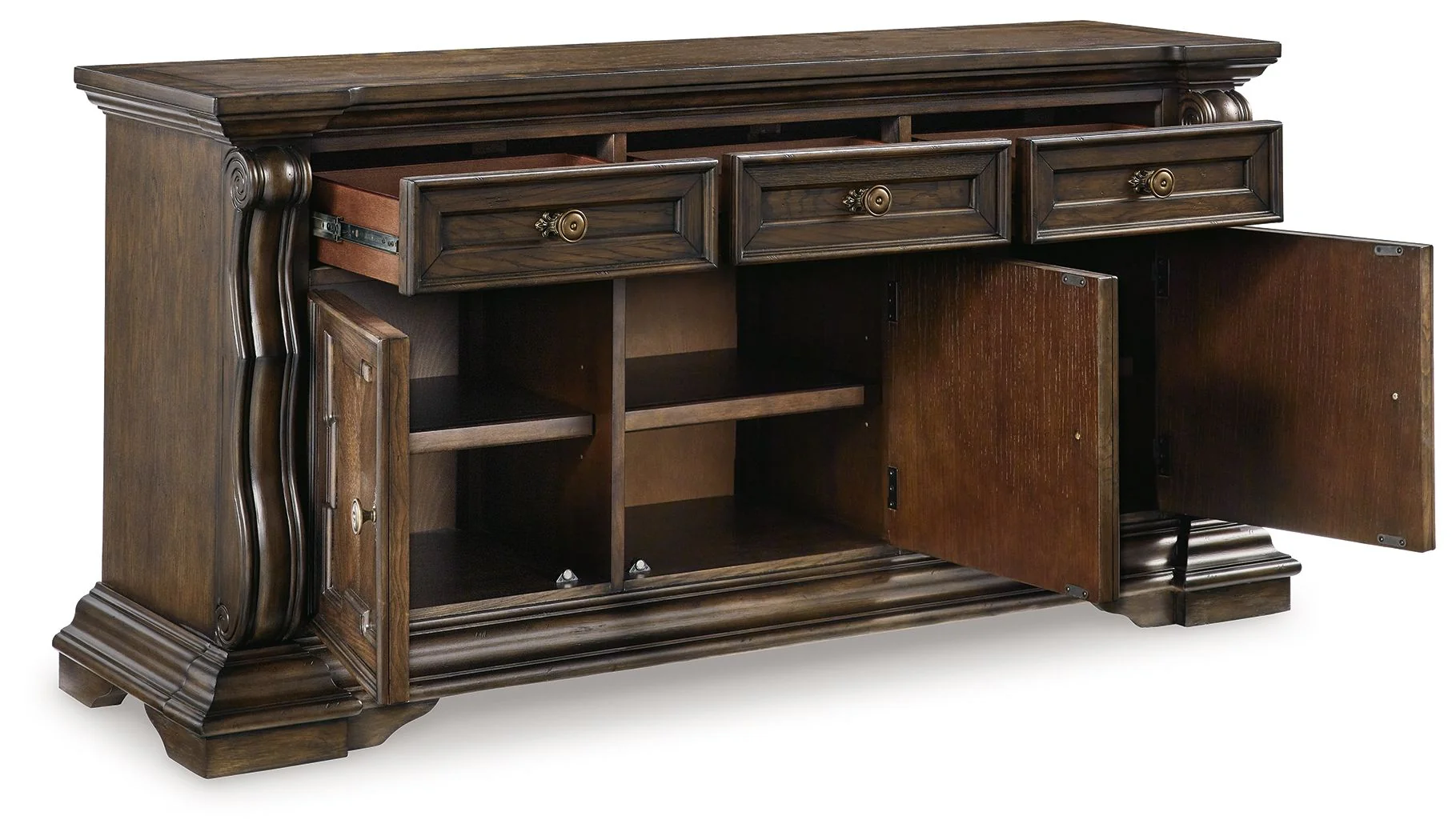 Maylee - Dining Room Buffet - Dark Brown - Image 4