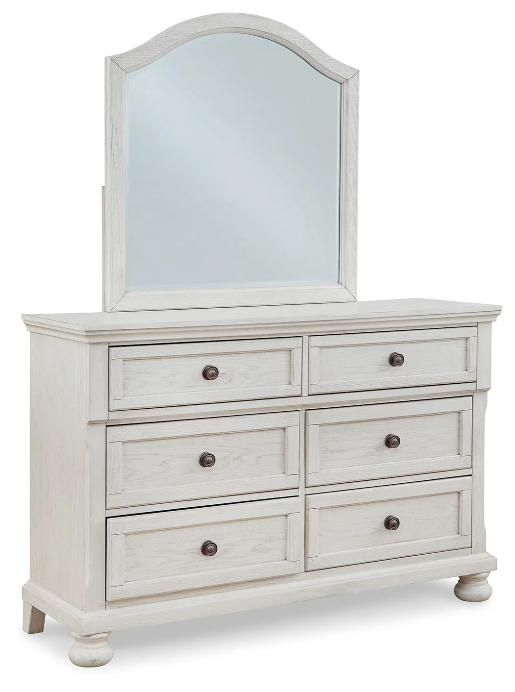 Robbinsdale - Dresser, Mirror - Youth - Antique White - Image 3