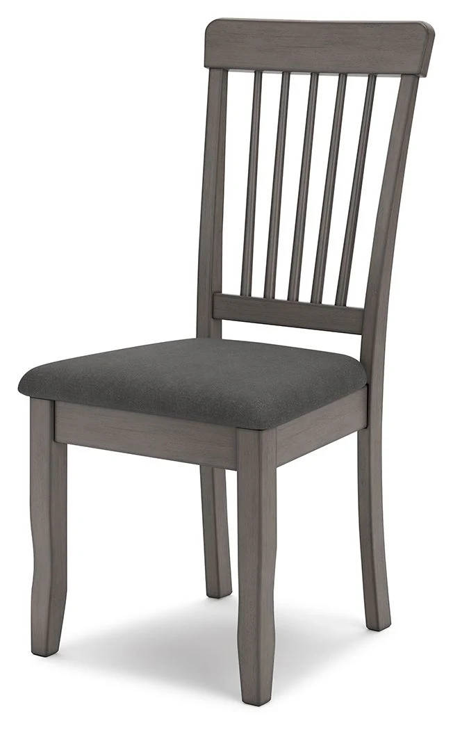 Shullden - Dining Room Side Chair (Set of 2) - Gray - Image 3