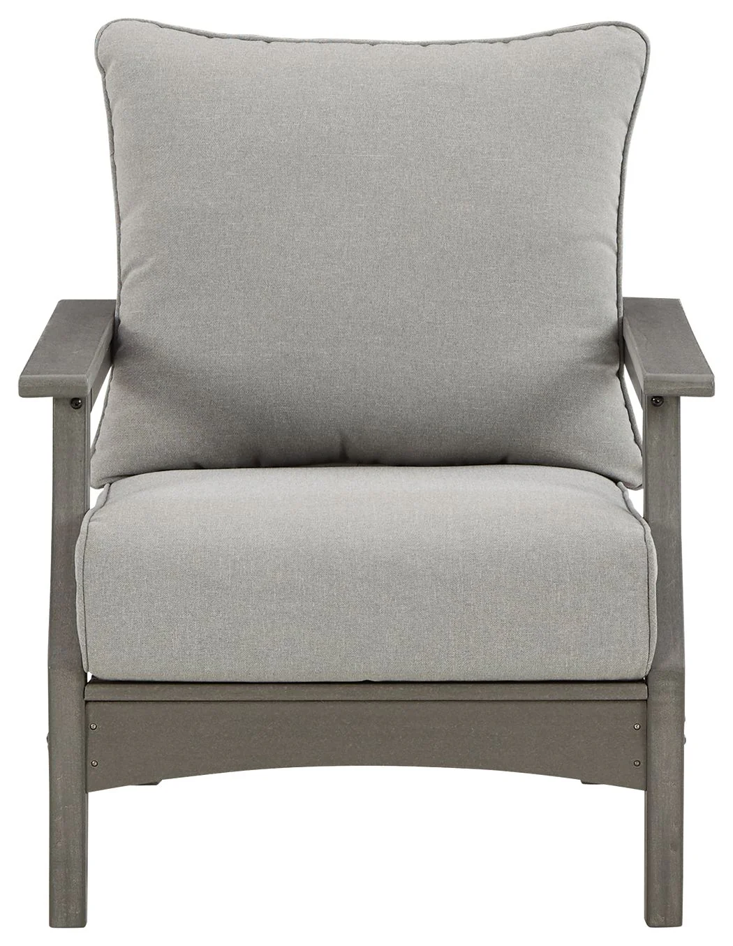 Visola - Lounge Chair w/Cushion (Set of 2) - Gray - Image 4